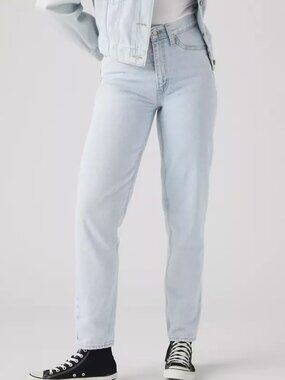 NEW NWT! AUTHENTIC VINTAGE 1980s CHIC JEANS HIGH RISE TAPERED MOM JEAN sz 8